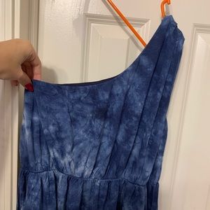 Forever 21 One shoulder Tie Dye Top